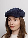 Кепка STETSON арт. 6875101 HATTERAS CORDUROY JERSEY (темно-синий)